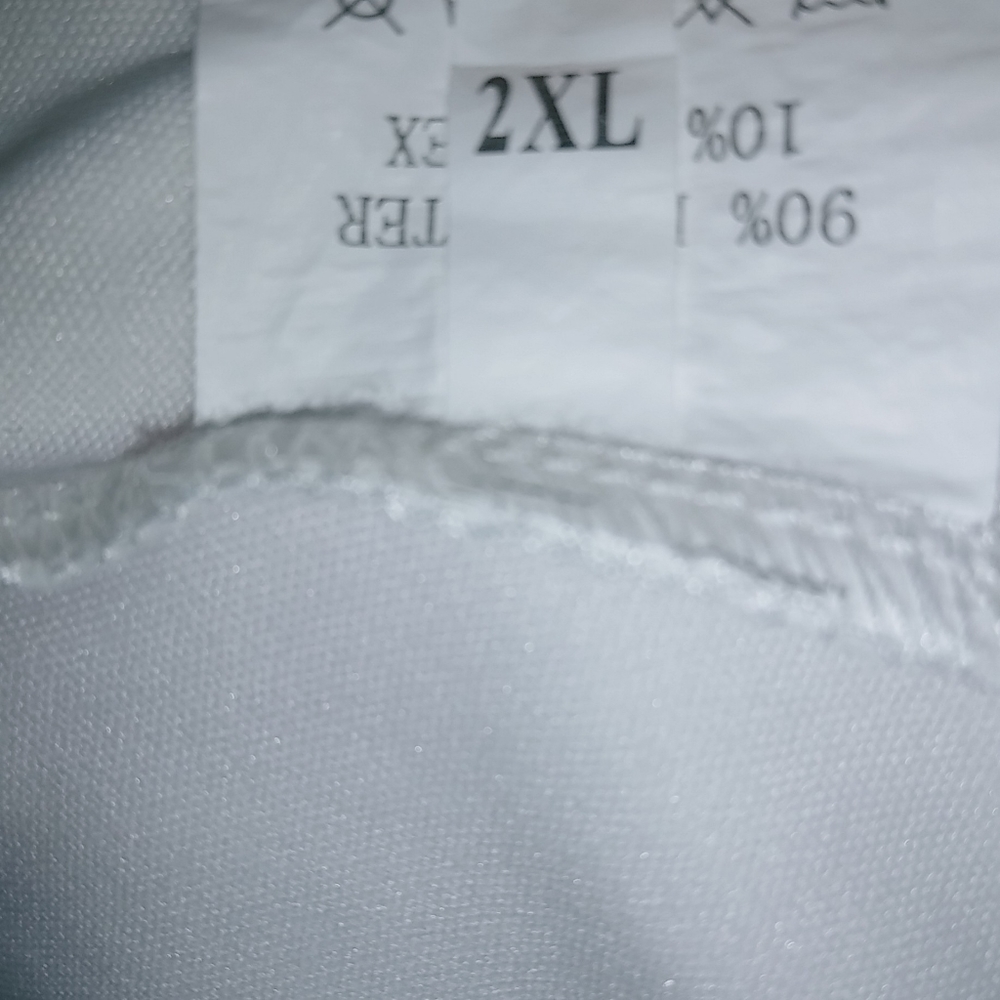Beautiful 2X Side Laced White Pants - Picture 3 of 7